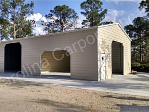 Custom Vertical Roof Style with Interior Wall